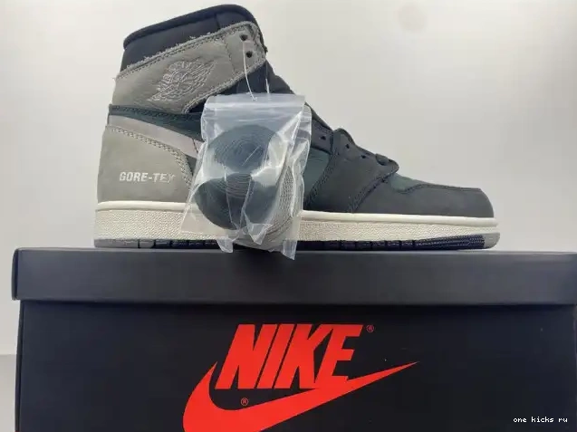 Chep Onekick Black Gore-Tex 1 Jordan High Grey Particle Retro Element DB2889-001 0326